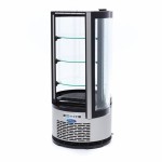 Ψυγείο στρογγυλό βιτρίνα επιτραπέζιο 48cm - 100L MAX-09400841